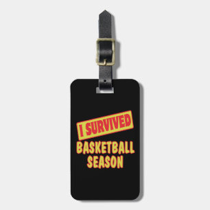 ETIQUETA PARA MALETAS SOBREVIVÍ LA TEMPORADA DE BALONCESTO