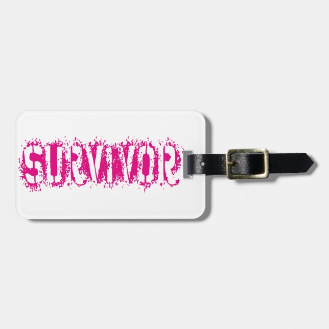 ETIQUETA PARA MALETAS SOBREVIVIENTE (Frente Horizontal)