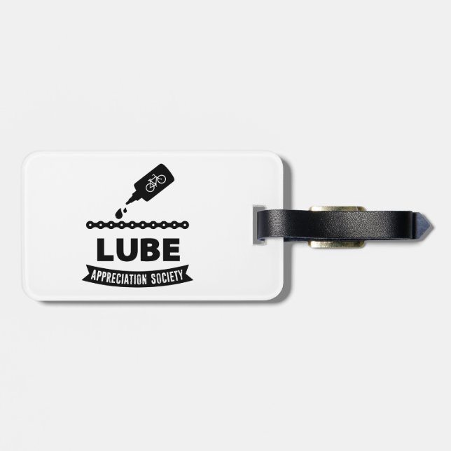 Etiqueta Para Maletas Sociedad de Apreciación Lube Ciclismo (Atrás Horizontal)