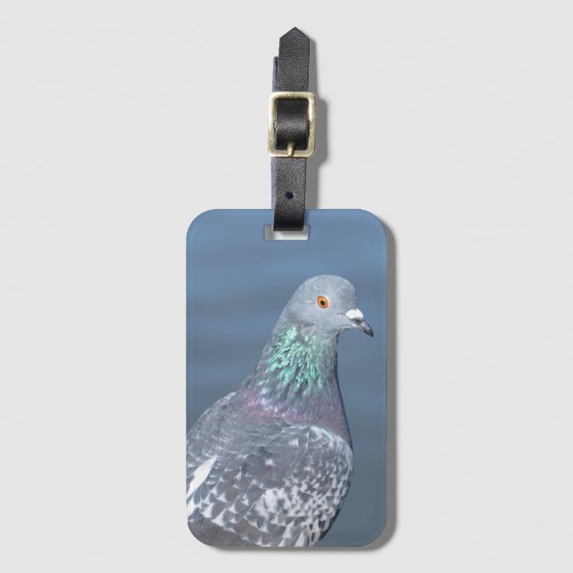 Etiqueta Para Maletas Socio Pigeon (Anverso vertical)