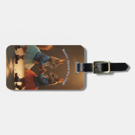 Etiqueta Para Maletas Sock Hop Squirrels