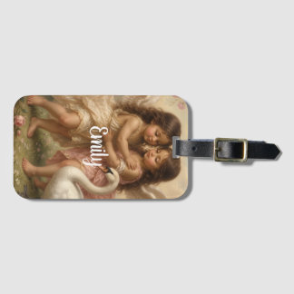 Etiqueta Para Maletas soft feminine angel cherub 
