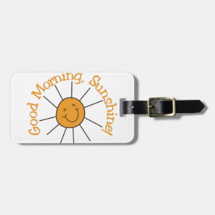 Etiqueta Para Maletas Sol de la buena mañana