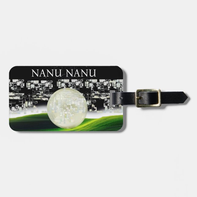 ETIQUETA PARA MALETAS SOL EN LA LUNA (Frente Horizontal)