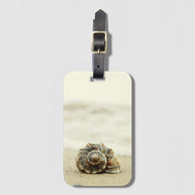 Etiqueta Para Maletas Sólo La Playa (Anverso vertical)