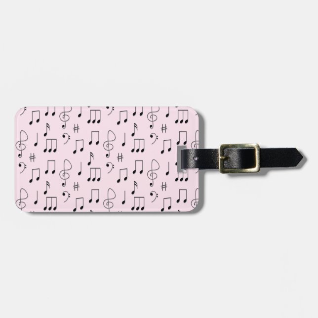 Etiqueta Para Maletas Solo Notado Rosa (Frente Horizontal)