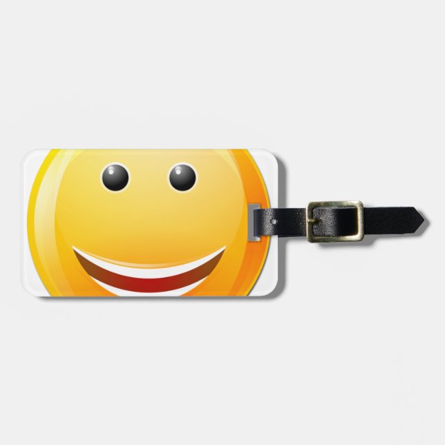 Etiqueta Para Maletas Sonrisa (Frente Horizontal)