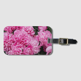 Etiqueta Para Maletas Sophisticated Pink Peony