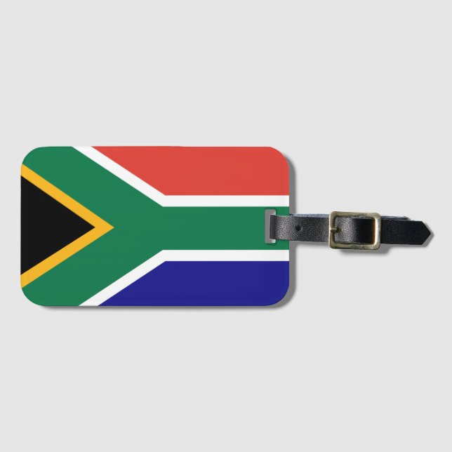 Etiqueta Para Maletas South African Flag (Anverso horizontal)