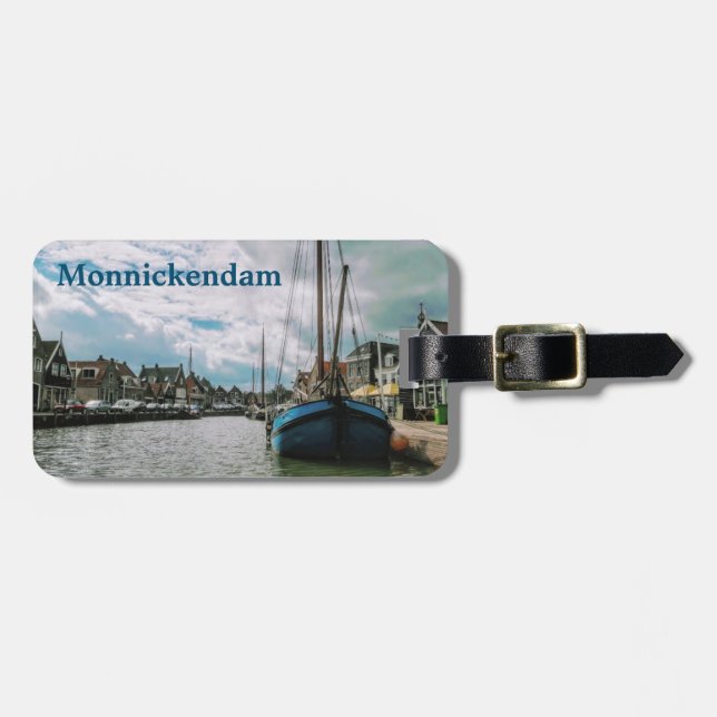 Etiqueta Para Maletas souvenir de Monnickendam (Frente Horizontal)