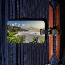 Souvenir de vacaciones de playa de la Digue