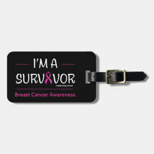 Etiqueta Para Maletas Soy un superviviente... Cáncer de Mama