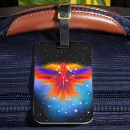 Etiqueta Para Maletas Space Phoenix Nebula