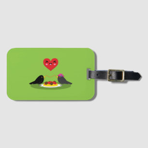 Etiqueta Para Maletas Spaghetti Meatball Romantic Date
