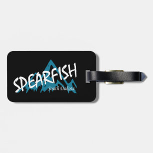 Etiqueta Para Maletas Spearfish Dakota del Sur Montaña