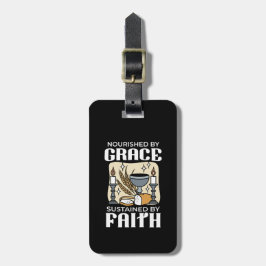 Etiqueta Para Maletas Spiritual Faith and Grace – Uplifting Christian