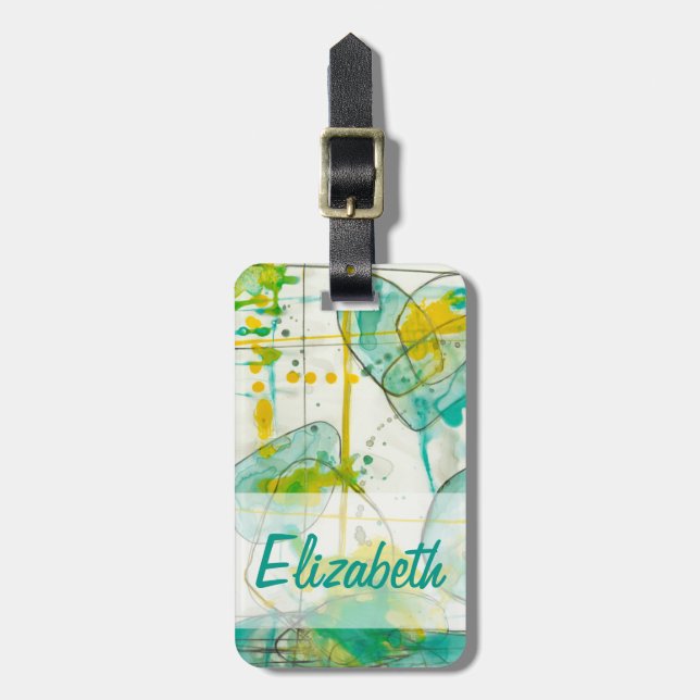 Etiqueta Para Maletas Splish Splash I (Frente Vertical)