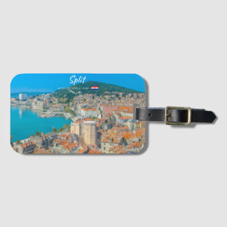 Etiqueta Para Maletas Split, Croacia - Ciudad Costera