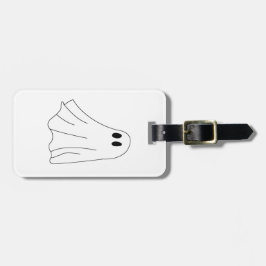 Etiqueta Para Maletas Spooky Ghost