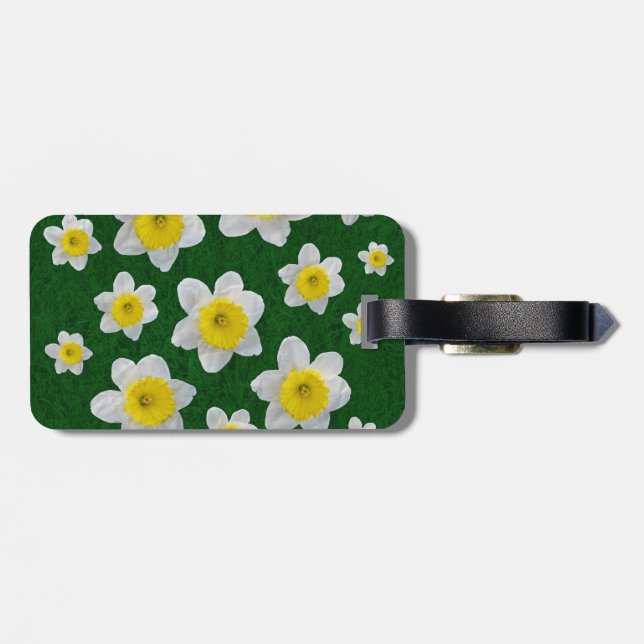 Etiqueta Para Maletas Spring Daffodils (Atrás Horizontal)