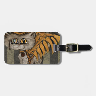 Etiqueta Para Maletas Sr. Tipps Steampunk Cat Fairy