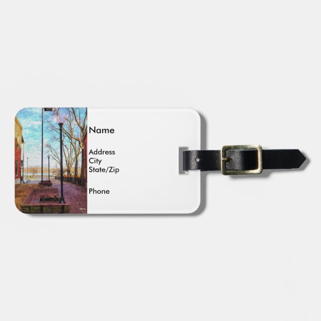 Etiqueta Para Maletas St Charles Walkway Painterly (Frente Horizontal)