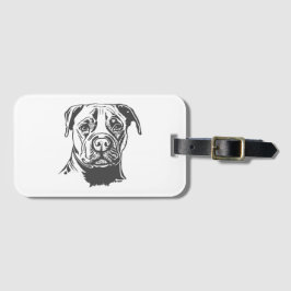Etiqueta Para Maletas Staffordshire Bull Terrier