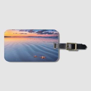 Etiqueta Para Maletas Starfish On Sand