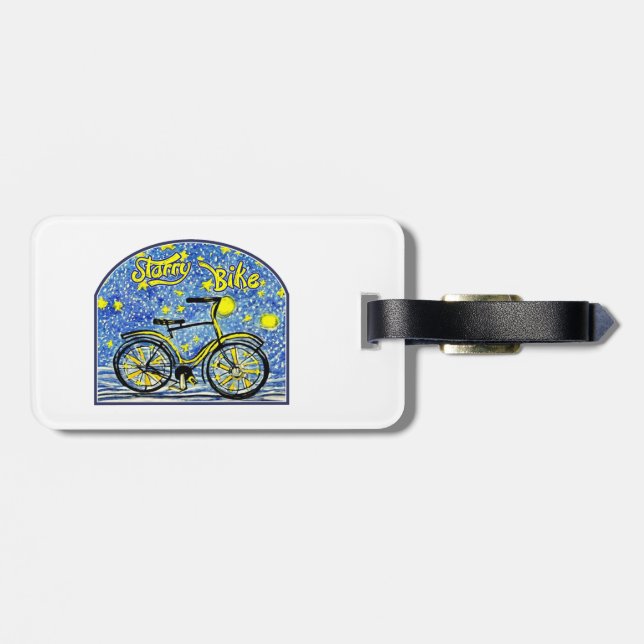 Etiqueta Para Maletas Starry Bike (Atrás Horizontal)