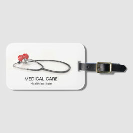 Etiqueta Para Maletas Stethoscope with Heart | Medical Care & Healthcare