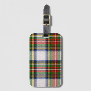 Etiqueta Para Maletas Stewart Royal Vress Plaid Scottish Pattern