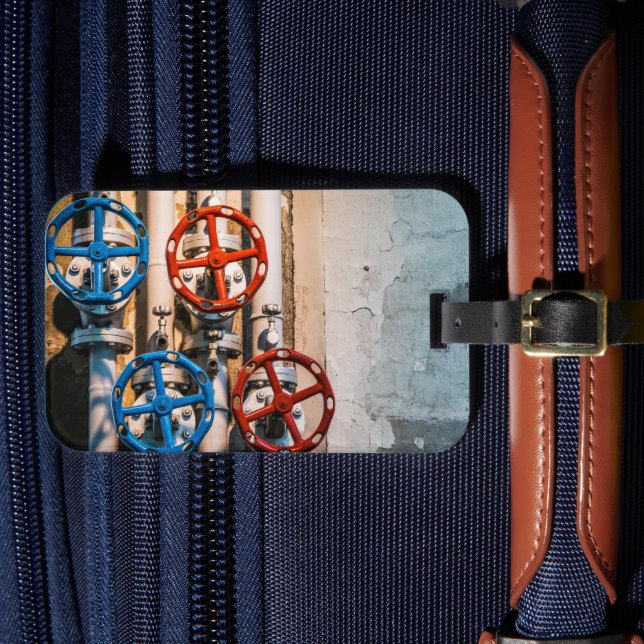 Etiqueta Para Maletas Stopcock en Schiffbau, Zúrich (Anverso In Situ 4)