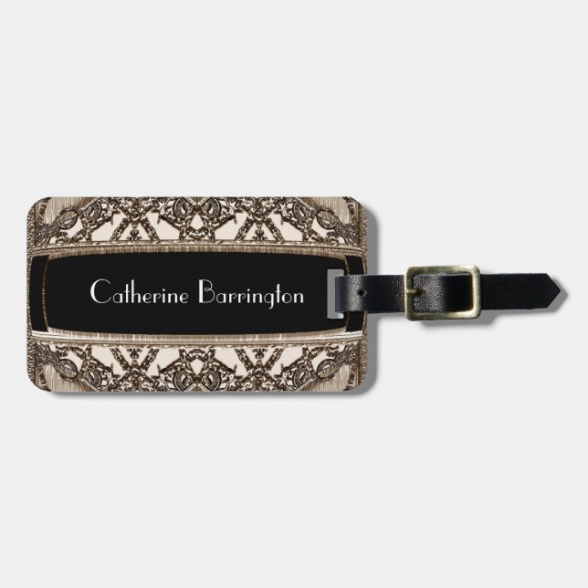 Etiqueta Para Maletas Strummer Fall Elegant (Frente Horizontal)