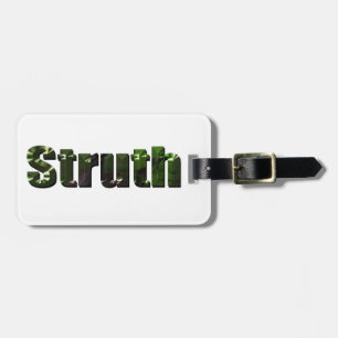 Etiqueta Para Maletas ¡Struth! Palabra argot australiana,