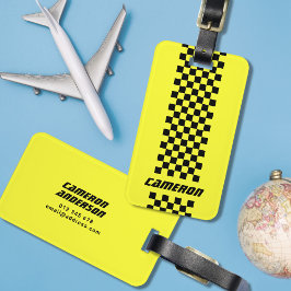 Etiqueta Para Maletas Su nombre Colores completamente Personalizados Str
