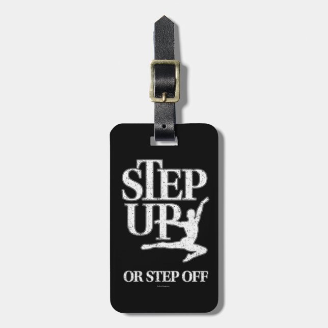 Etiqueta Para Maletas Subir O Salir (Baile) (Frente Vertical)