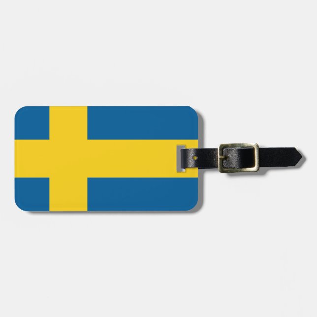 Etiqueta Para Maletas Suecia (Frente Horizontal)