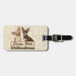 Etiqueta Para Maletas Sueños con las chihuahuas