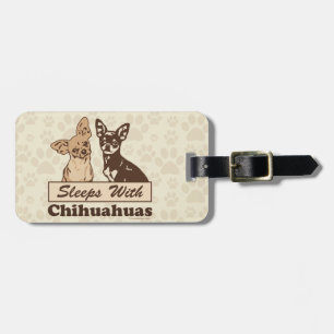 Etiqueta Para Maletas Sueños con las chihuahuas