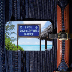 Etiqueta Para Maletas Sueños del Caribe