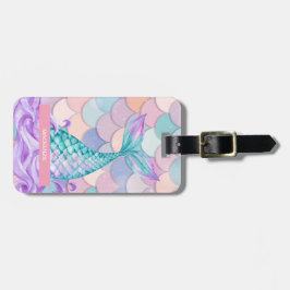 Etiqueta Para Maletas Sueños personalizados de sirvienta y Gleam Purpuri