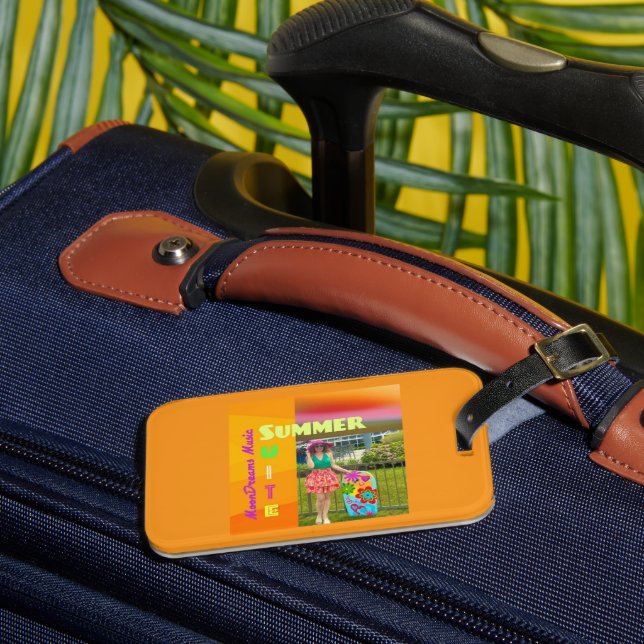 Etiqueta Para Maletas Suite de Verano (Anverso In situ 3)