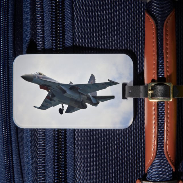 Etiqueta Para Maletas Sukhoi Su-35S (Anverso In Situ 4)