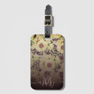 Etiqueta Para Maletas Sunflower