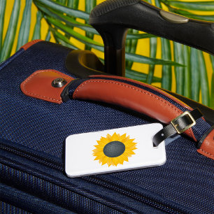 Etiqueta Para Maletas Sunflower Disco Ball Retro Fiesta Vibe