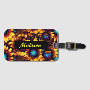 Etiqueta Para Maletas Sunflower Luminoso