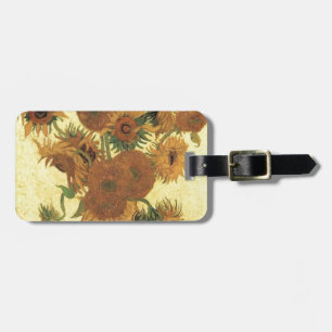 Etiqueta Para Maletas Sunflowers de Van Gogh