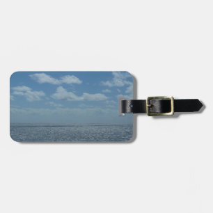 Etiqueta Para Maletas Sunny Caribbean Sea Blue Ocean