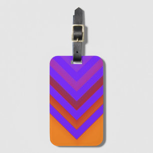 Etiqueta Para Maletas Sunset Chevron
