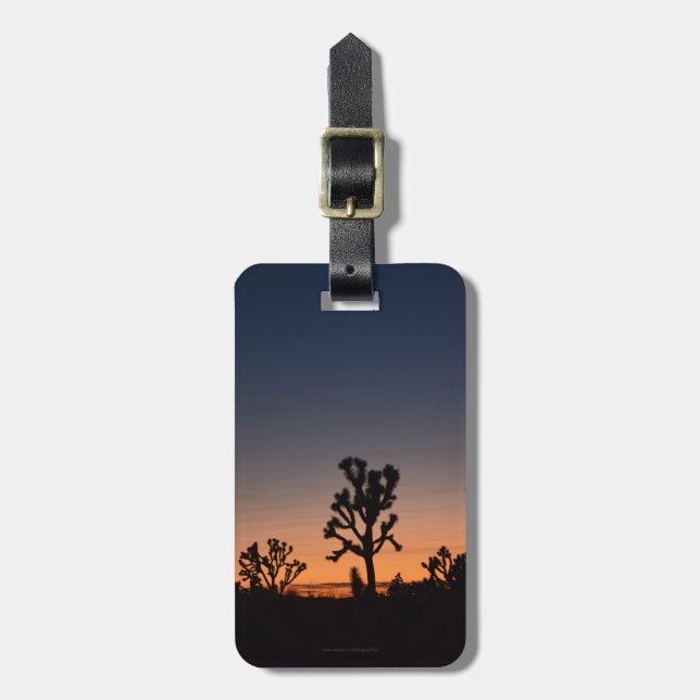 Etiqueta Para Maletas Sunset Joshua Trees (Frente Vertical)